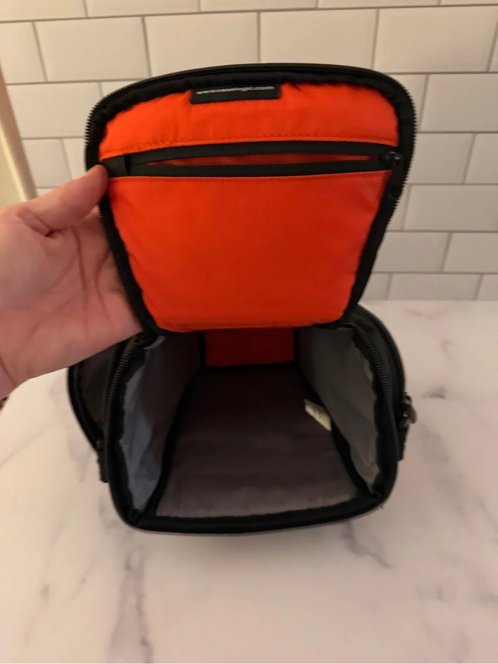 Case Logic DCB-304 Camera Bag Black Orange Padded DSLR Camera Case